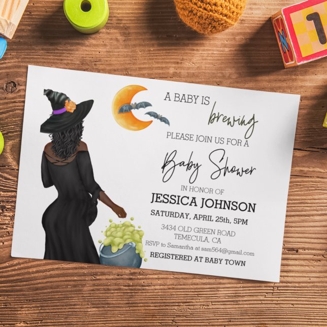 A baby is Brewing Witch African American (Creator Uploaded)