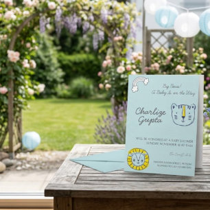 A Baby Is on the Way Baby Shower Invitation