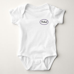 A baby mechanic outfit for Michael! Baby Bodysuit