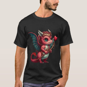 A Baby Red Dragon Valentine T-Shirt