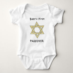 A Baby's First Passover Baby Bodysuit