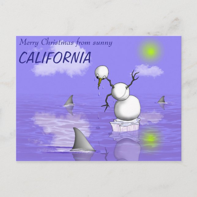 A bad day in Paradise Holiday Postcard (Front)