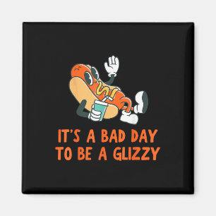 A Bad Day To Be A Glizzy 4th Of July Hot Dog Lover Magnet