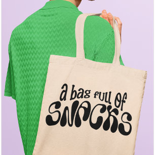 A bag full of Snacks Funny Cool Modern
