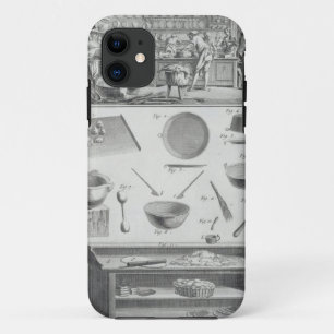 A baker's kitchen and equipment, from the 'Encyclo iPhone 11 Case