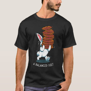 A Balanced Diet Cookie Love Baking Weight Loss Quo T-Shirt