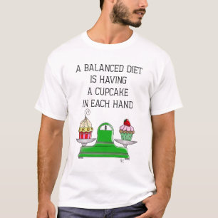 A Balanced Diet Illustration T-Shirt