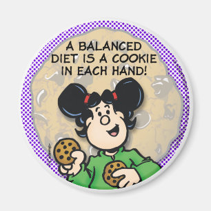 A Balanced Diet Magnet