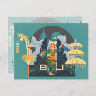 A Balinese Girl's Dancer Postcard
