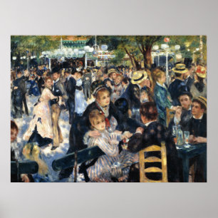 A Ball At the Moulin de la Galette - Renoir Poster