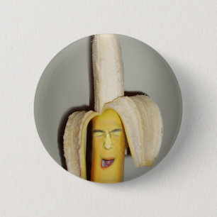 A Banana Splitting Headache 6 Cm Round Badge