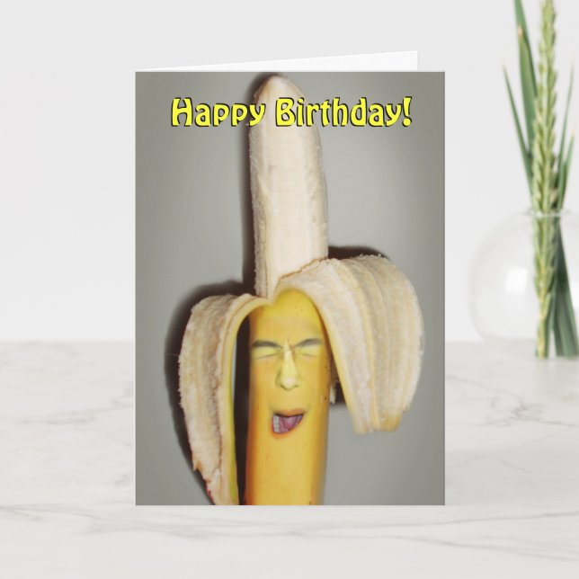 A Banana Splitting Headache Card (Front)