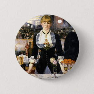 A bar at the Folies-Bergère 6 Cm Round Badge