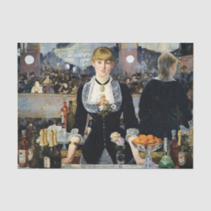 A Bar at the Folies-Bergère by Manet   Tissue Paper