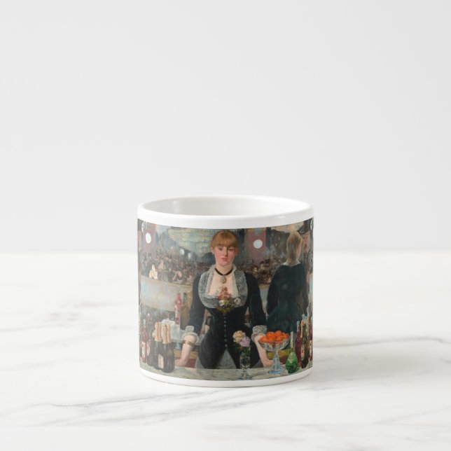 A Bar at the Folies-Bergère Edouard Manet Espresso Cup (Front)