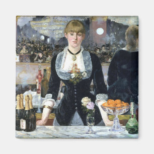 A Bar at the Folies Bergère, Édouard Manet Magnet