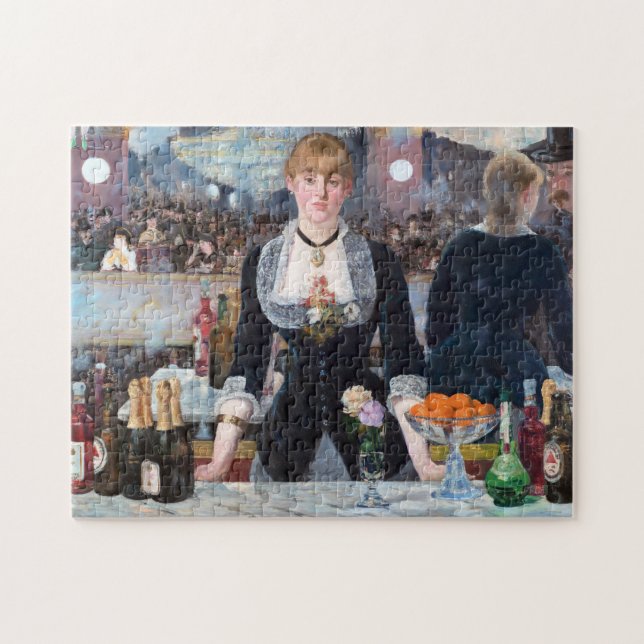 A Bar at the Folies-Bergere, Manet Jigsaw Puzzle (Horizontal)