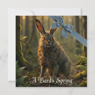 A Bard's Spring Card