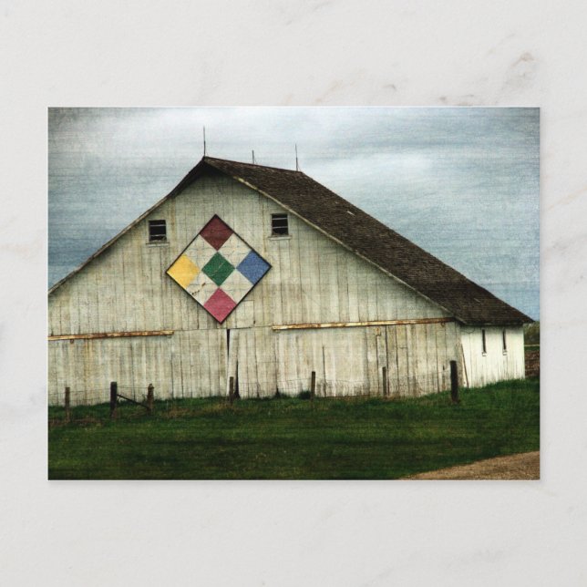 A Barn That Once Was Postcard (Front)