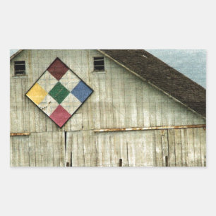 A Barn That Once Was Rectangular Sticker