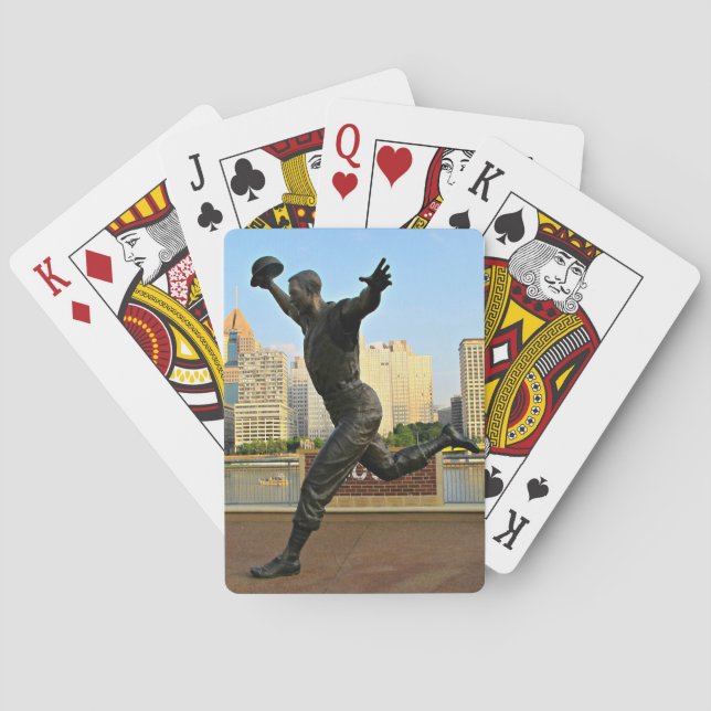 A Baseball Player On Playing Cards (Back)