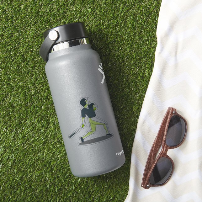 a baseball player who has hit the ball  (HydroFlask Insitu)
