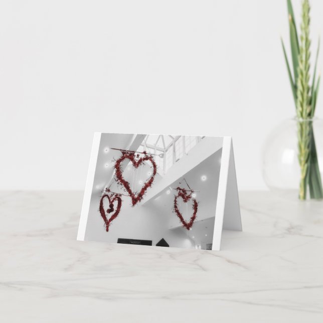 A basic love triangle card (Front)