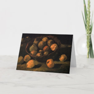 A Basket of Apples by Vincent van Gogh Card
