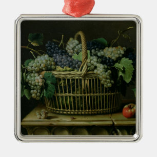 A Basket of Grapes Metal Tree Decoration