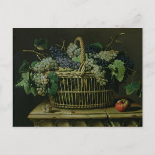 A Basket of Grapes Postcard