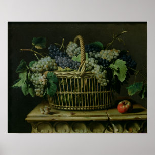A Basket of Grapes Poster