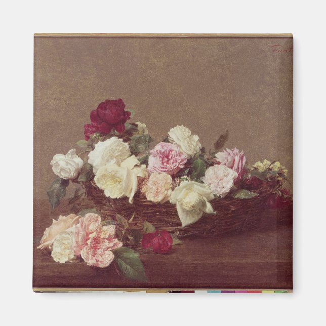 A Basket of Roses, 1890 Magnet (Front)