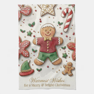 A Batch of Holiday Cheer Tea Towel