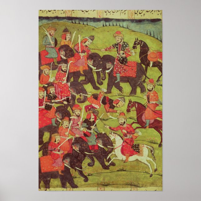 A Battle Scene Poster (Front)