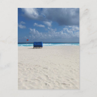 A Beach Chair Awaits Postcard