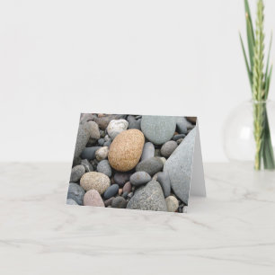 A Beach of Rocks Card