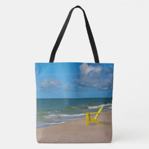 A Beach Somewhere and Beach Chair Tote Bag