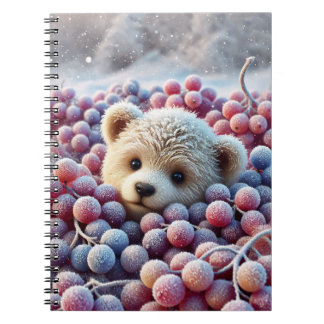 a bear buried in grapes notebook