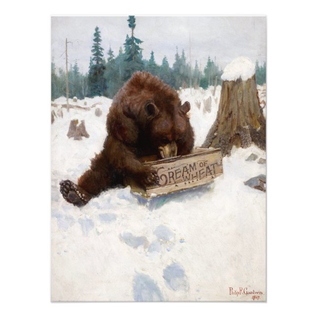 A Bear Chance by Philip Russell Goodwin Photo Print (Front)