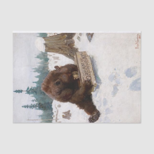 A Bear Chance by Philip Russell Goodwin Tissue Paper (Front)