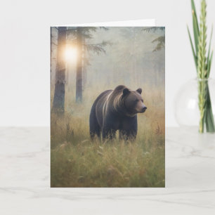 A Beary Happy Birthday Card