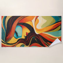 A beautiful abstract portrait