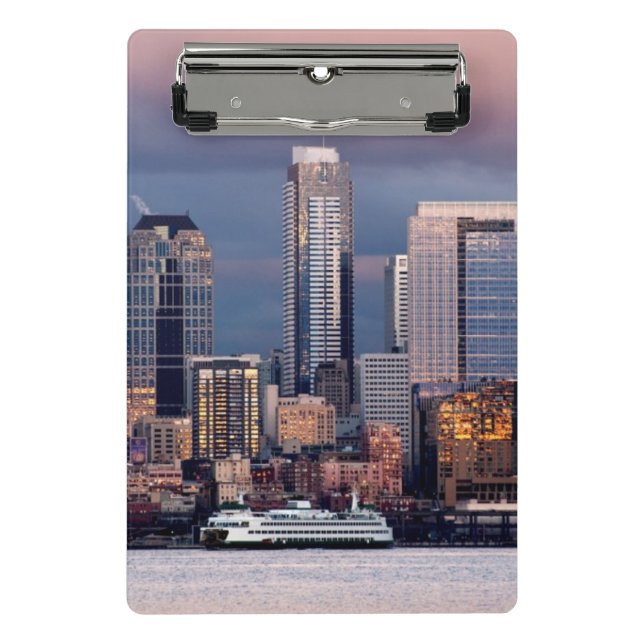 A beautiful and dramatic sunset seen from West Mini Clipboard (Front)