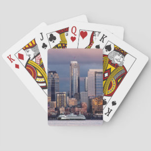 A beautiful and dramatic sunset seen from West Playing Cards