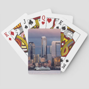 A beautiful and dramatic sunset seen from West Playing Cards