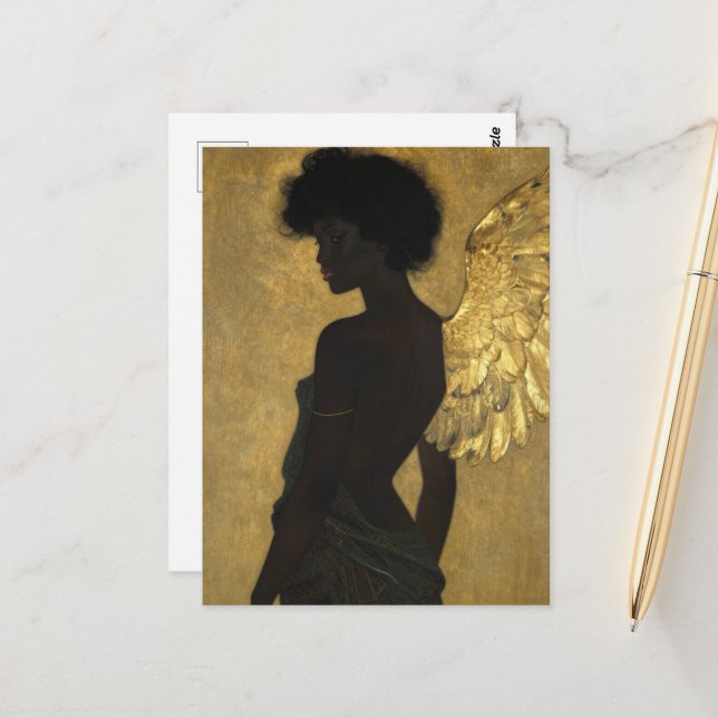 A beautiful angel postcard (Front/Back In Situ)