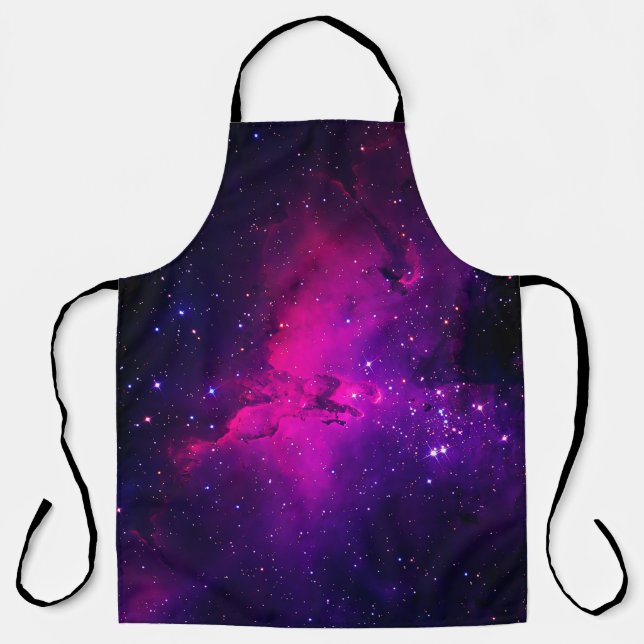 A beautiful, bright space nebula. background,abstr apron (Front)