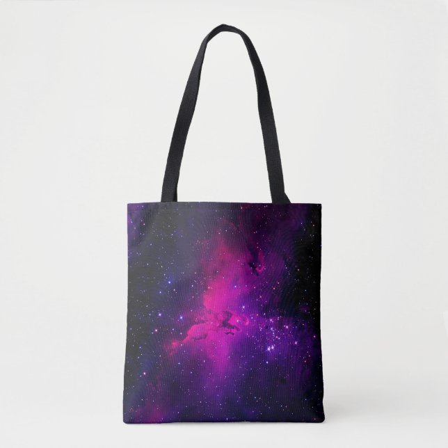 A beautiful, bright space nebula. background,abstr tote bag (Front)