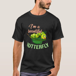 A Beautiful Butterfly Caterpillars Life Cycle Inse T-Shirt