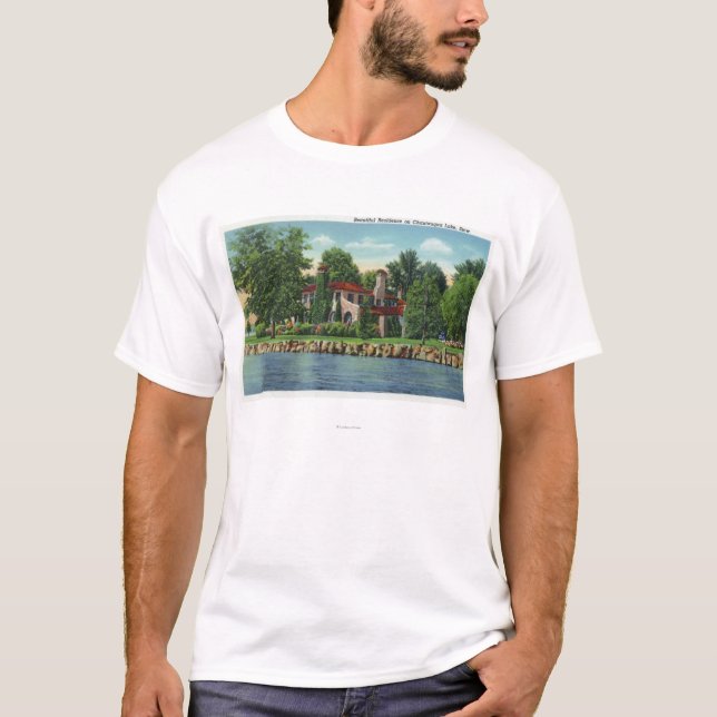 A Beautiful Chautauqua Lake Residence T-Shirt (Front)